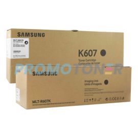 Samsung K607 Toner Cartridge and R607K Imaging Unit Black Pack of 2