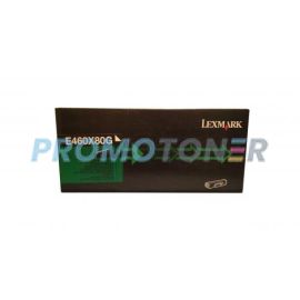 LEXMARK E460X80G NOIR TONER - 15000 PAGES POUR E-460DN