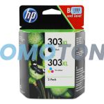 HP 303XL 3YN10AE BLACK / COLOR INK - 600 B/W PAGES FOR ENVY INSPIRE 7221E