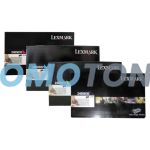 Lexmark XS796 Toner CMYK Pack of 4