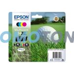 EPSON 34XL C13T34764010 CMYK INK - 1100 B/W PAGES FOR WORKFORCE PRO WF-3725DWF