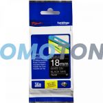 BROTHER TZE-345 WHITE ON BLACK TAPE CASSETTE FOR P-TOUCH CUBE PLUS PT-P710BT