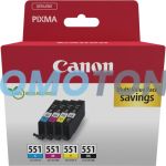 CANON CLI-551 6509B015 CMYK INK - 2795 PAGES FOR PIXMA IP7250
