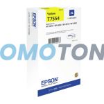 EPSON T7554 C13T75544N YELLOW INK - 4000 LABELS FOR WF-8090DW