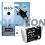 EPSON T7608 C13T76084N10 MATTE BLACK INK - 2200 PAGES FOR SURECOLOR P600