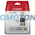 CANON CLI-551 6509B009 BLACK / COLOR INK - 2795 PAGES FOR PIXMA IP7250