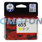 HP 655 CZ112AE YELLOW INK - 600 PAGES FOR DESKJET INK ADVANTAGE 3525