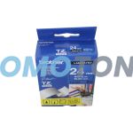 BROTHER TZ-555 WHITE ON BLUE TAPE CASSETTE FOR P-TOUCH CUBE PLUS PT-P710BT