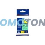 BROTHER TZE-751 BLACK ON GREEN TAPE CASSETTE FOR P-TOUCH CUBE PLUS PT-P710BT