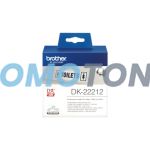 BROTHER DK-22212 BLACK ON WHITE P-TOUCH TAPE FOR QL-500