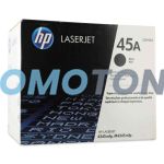 HP 45A Q5945A BLACK TONER - 18000 PAGES FOR LASERJET 4345MFP