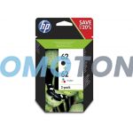 HP 62 N9J71AE CMYK INK - 200 B/W PAGES FOR DESKJET 5740
