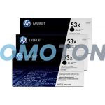 HP 53X Toner Black 3 Pack