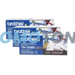 Brother TN-135 Toner Black 3 Pack