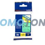 BROTHER TZE-751 CZARNY NA ZIELONYM KASETA Z TAŚMĄ DO P-TOUCH CUBE PLUS PT-P710BT