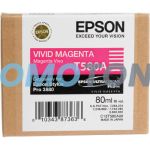 EPSON T580A T580 T580A00 ŻYWA MAGENTA TUSZ - 245 STRON DO STYLUS PRO 3880