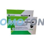 Lexmark 702XKE Corp Toner Black 8K 2 Pack