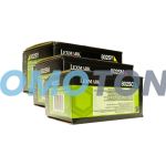 Lexmark 802S Toner CMY Pack of 3