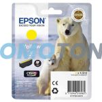 EPSON 26 C13T26144010 ŻÓŁTY TUSZ - 300 STRON DO EXPRESSION PREMIUM XP-520