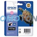 EPSON T1576 C13T15764010 ŻYWA JASNA MAGENTA TUSZ - 940 STRON DO STYLUS PHOTO R3000