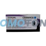 LEXMARK C544X1CG CYJAN Z TONEREM - 4000 STRON DO C-544N