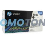 HP 504X CE250X CZARNY Z TONEREM - 10500 STRON DO COLOR LASERJET CM3530