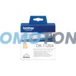 BROTHER DK-11204 CZARNY NA BIAŁYM ETYKIETY DO QL-500