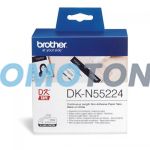 BROTHER DK-N55224 CZARNY NA BIAŁYM TAŚMA P-TOUCH DO QL-500