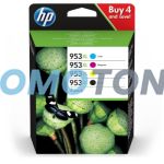 HP 953XL 3HZ52AE CMYK TINTE - 2000 SCHWARZ/WEIß SEITEN FÜR OFFICE JET PRO 7720