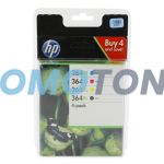 HP 364XL N9J74AE CMYK TINTE - 1300 SEITEN FÜR C410A