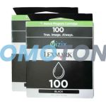 Lexmark 100 Ink Cartridge Black Pack Of 2