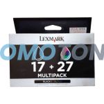 LEXMARK 17 27 80D2952 SCHWATZ/ FARBE TINTE - 210 SCHWARZ/WEIß SEITEN FÜR X1100