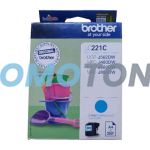 BROTHER LC-221 LC-221C CYAN TINTE - 260 SEITEN FÜR DCP-J562DW