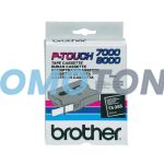 BROTHER TX TX-355 WEIß AUF SCHWARZ BANDKASSETTE FÜR PT-30