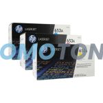 HP 653A Toner CMY Pack of 3