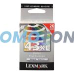 LEXMARK 43XL 18Y0143E FARBE TINTE - 500 SEITEN FÜR P-350