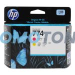 HP 774 P2V99A MAGENTA / YELLOW TINTE FÜR DESIGNJET Z6610 60IN