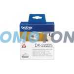 BROTHER DK-22225 BLACK ON WHITE P-TOUCH TAPE FOR QL-500