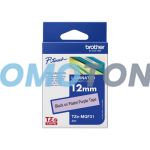 BROTHER TZEMQF31 BLACK ON PASTEL PURPLE P-TOUCH TAPE FOR PT-1090