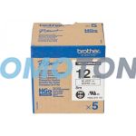 BROTHER HGE-231V5 BLACK ON WHITE P-TOUCH TAPE FOR PT-9700PC