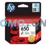 HP 650 CZ102AE DREI-FARBEN TINTE - 200 SEITEN FÜR DESKJET INK ADVANTAGE 2515