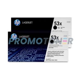 HP 53X Toner Black 2 Pack