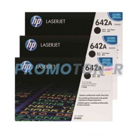 HP 642A Toner Black 3 Pack