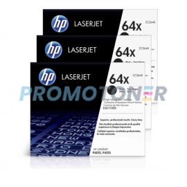 HP 64X Toner Black 3 Pack