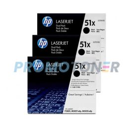 HP 51X Dualpack Toner Black 3 Pack