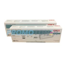 Okidata ES8433 Toner Black 2 Pack
