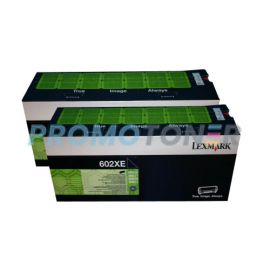 Lexmark 602XE Corp Toner Black 20K 2 Pack