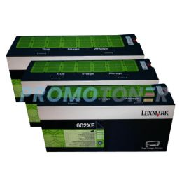 Lexmark 602XE Corp Toner Black 20K 3 Pack