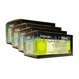 Lexmark 702H Toner CMYK Pack of 4
