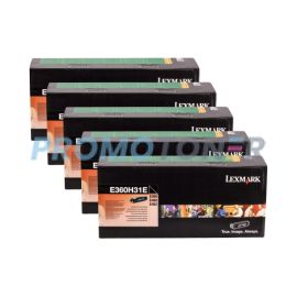 Lexmark E360 Corp Toner Black 5 Pack